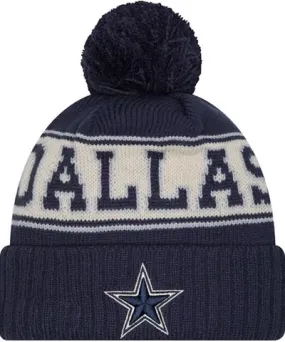 New Era Cowboys Knit Retro Beanie