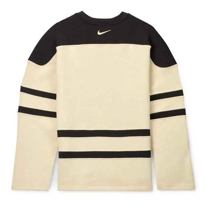 Nike  |Wool Street Style Collaboration Long Sleeves Logo Sweaters