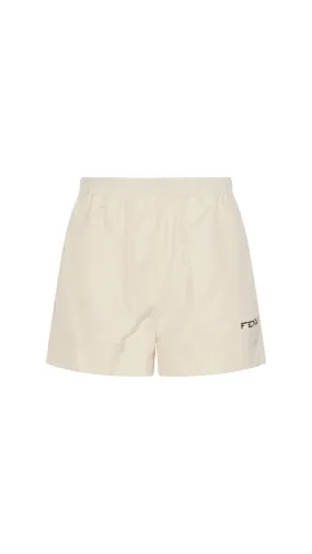 Nylon Shorts - Cream