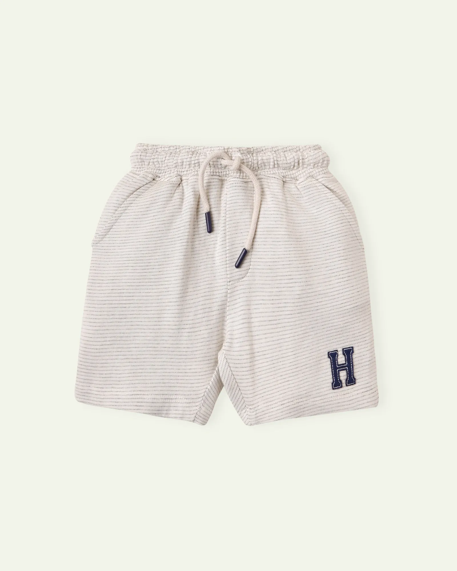 Oatmeal Striped Shorts