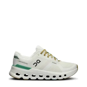 On Women's Cloudrunner 2 Sneaker in Undyed/Green