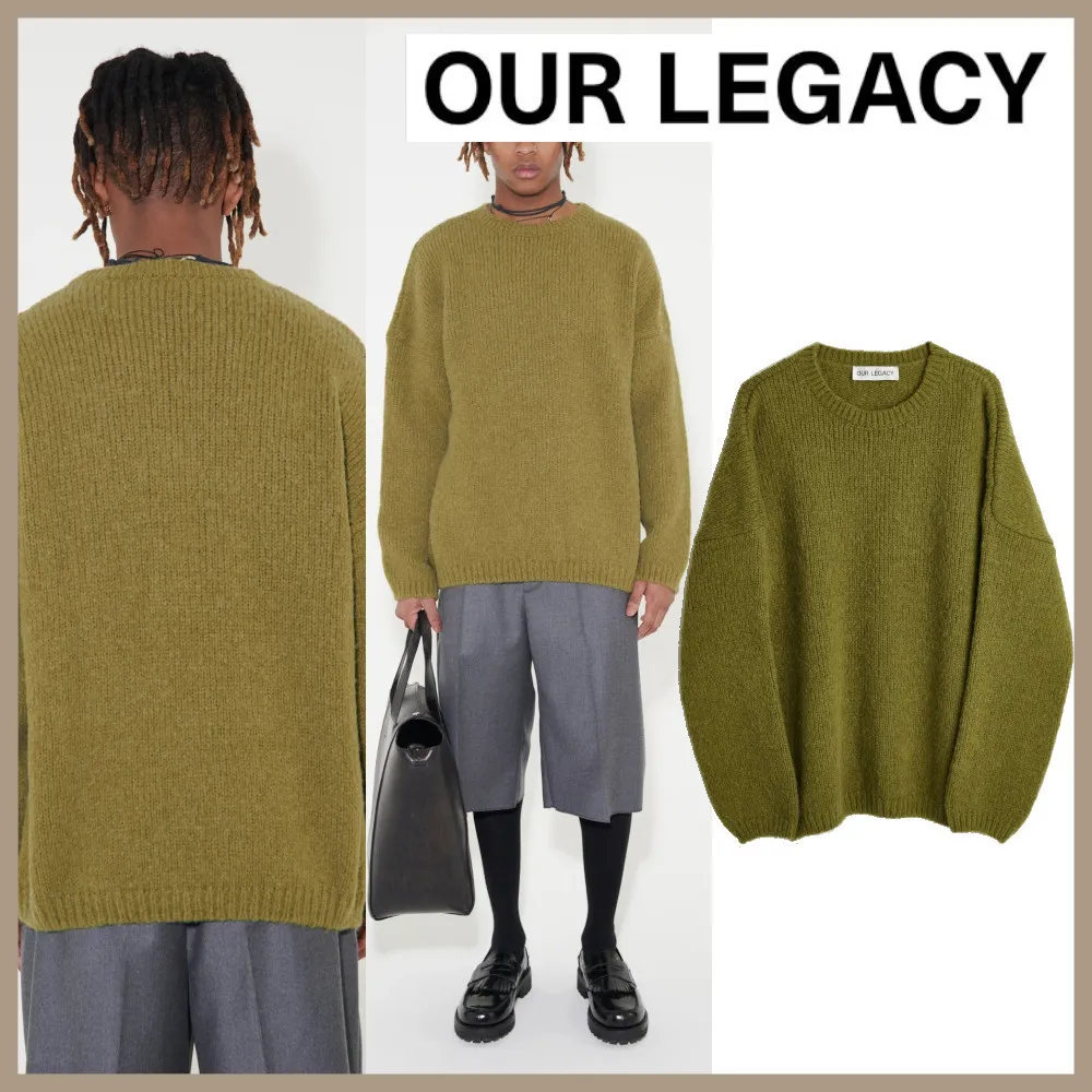 OUR LEGACY  |Unisex Wool Street Style Long Sleeves Plain Sweaters