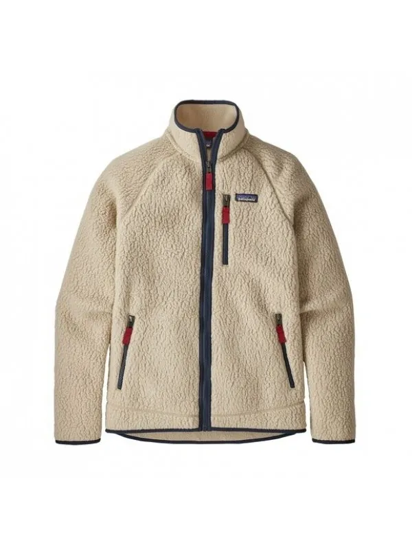 Patagonia Men's Retro Pile Fleece Jacket : El Cap Khaki