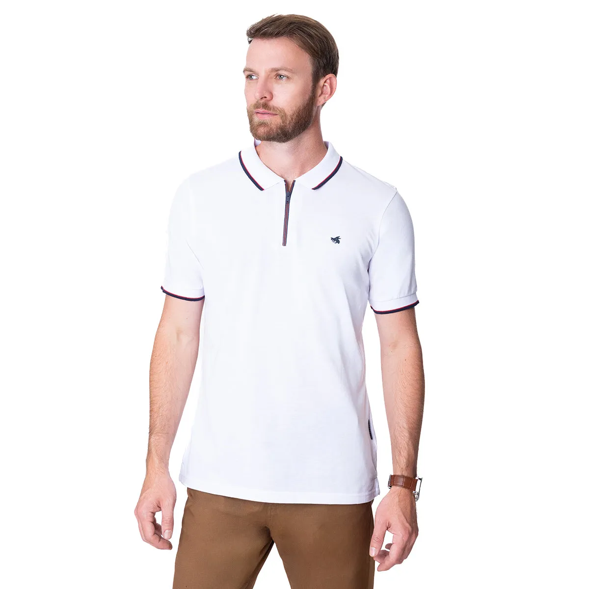 Playera Polo Blanca Vermonti