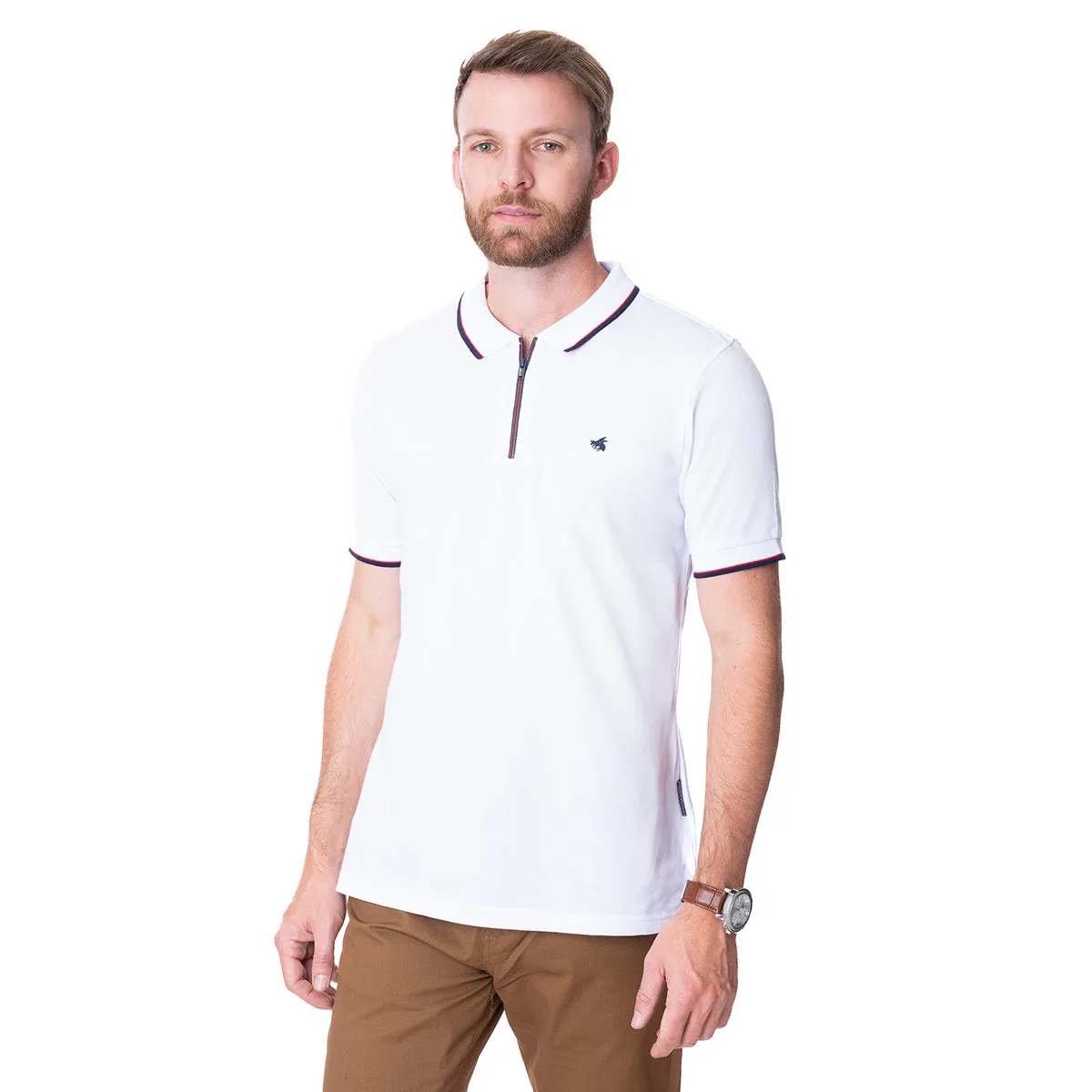 Playera Polo Blanca Vermonti