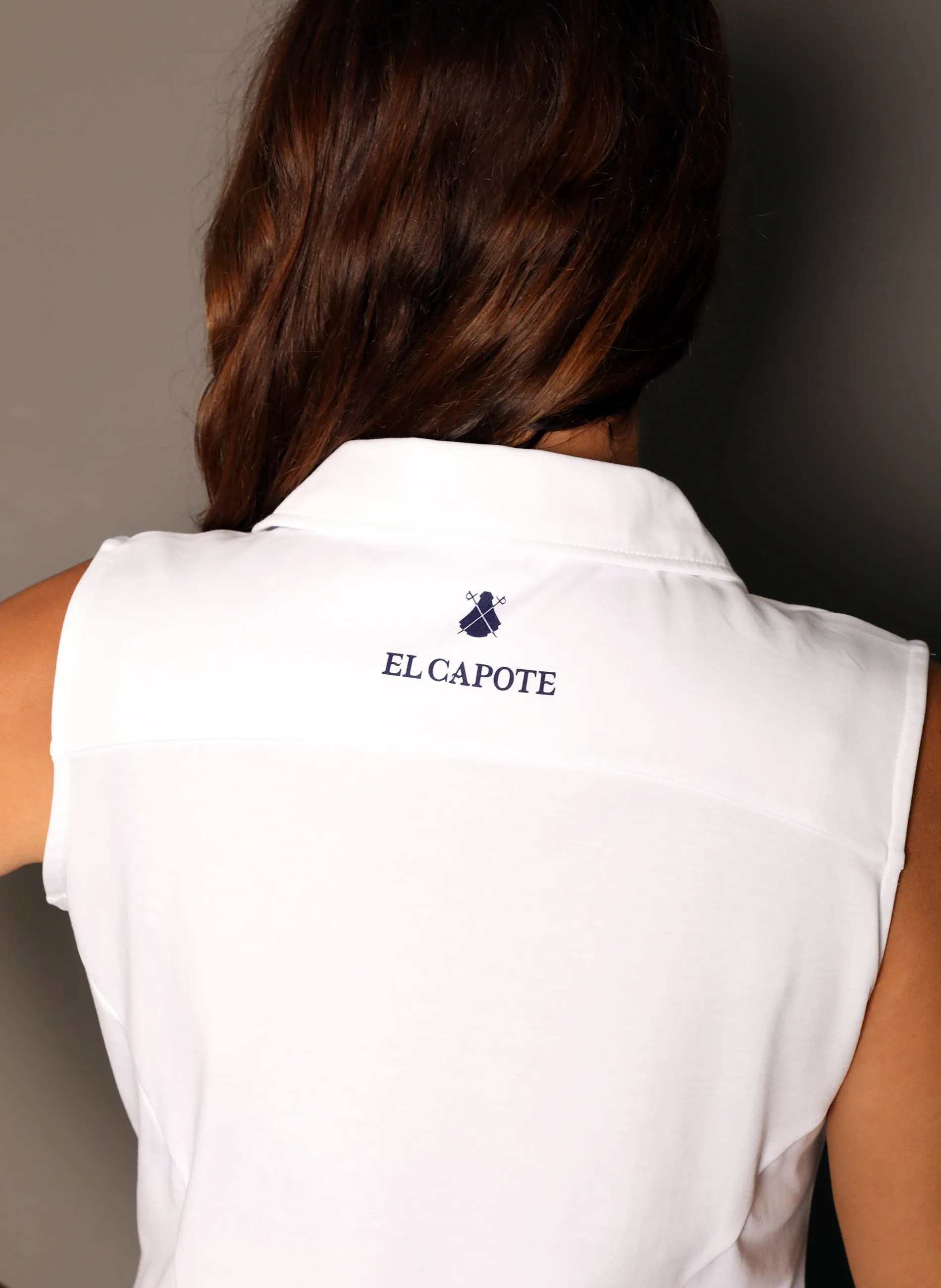 Polo Blanco Mujer Interlock Espaa