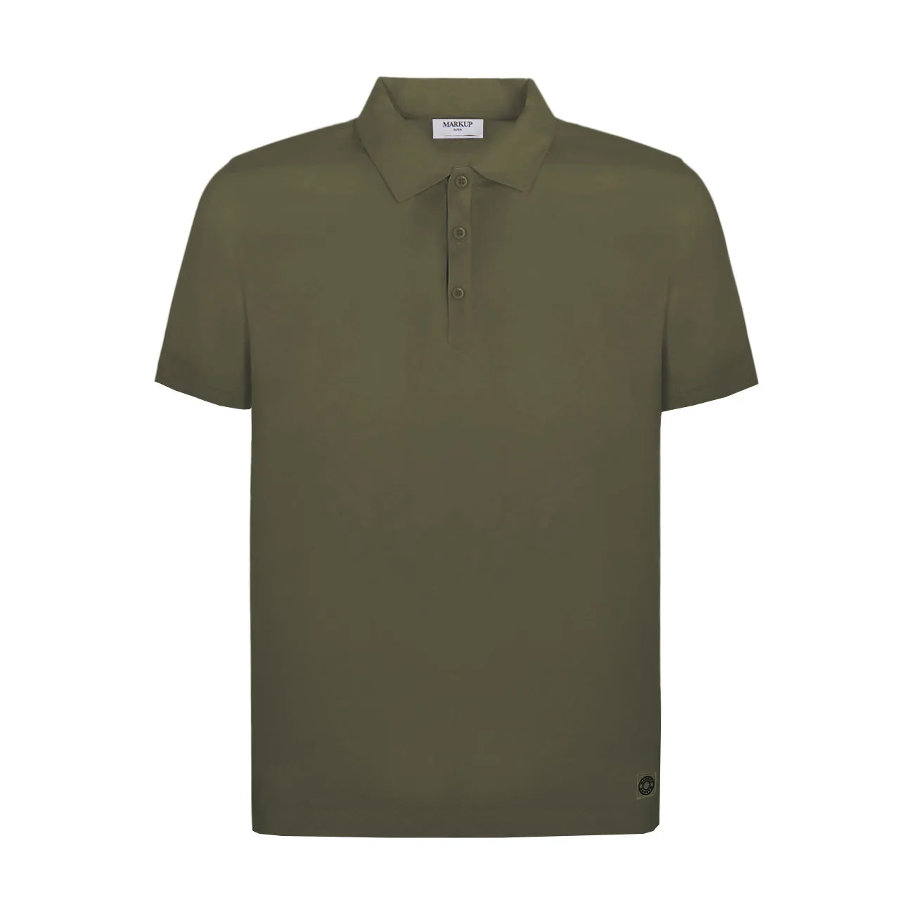 POLO JERSEY FIAMMATO Uomo Militare