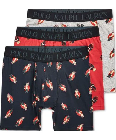 Polo Ralph Lauren Men's 3-Pk. Boxer Briefs Holiday Gift Set