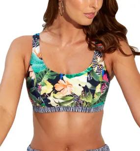 Pour Moi Havana Breeze Underwire Cami Swim Top (13401) - Tropical