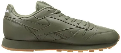 Reebok Men's CL Lthr Gum CU Fashion Sneaker