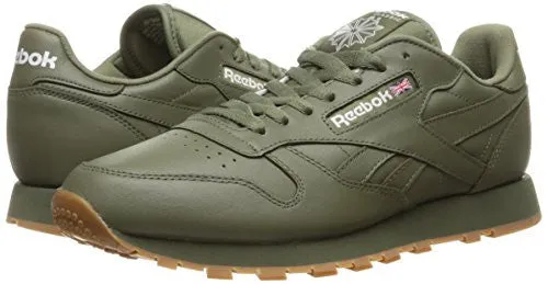 Reebok Men's CL Lthr Gum CU Fashion Sneaker