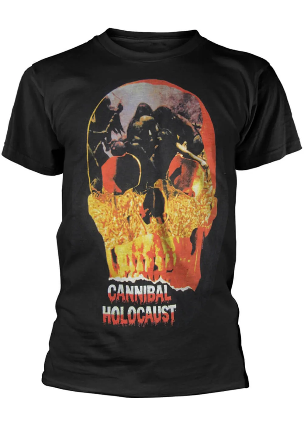 Retro Movies Cannibal Holocaust T-Shirt Black