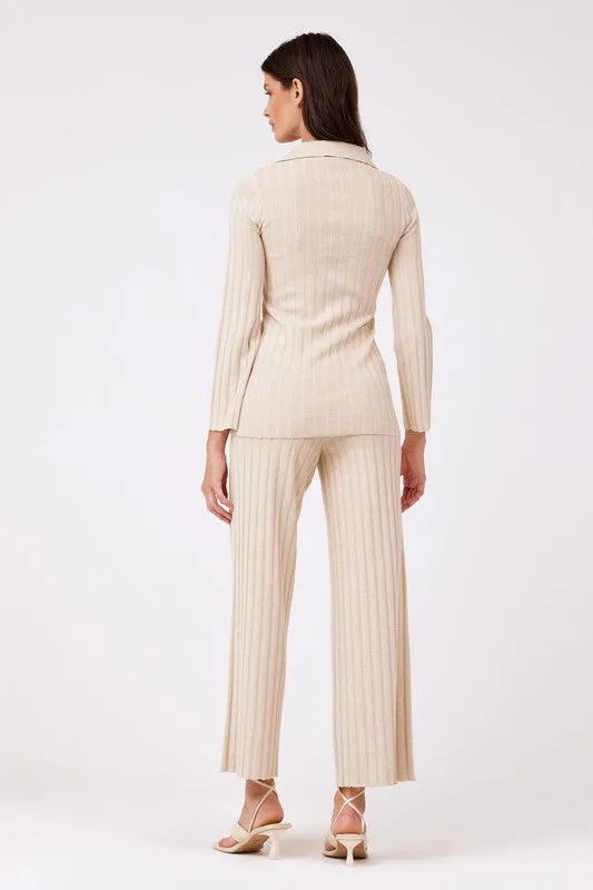 Ribbed Knit Pant