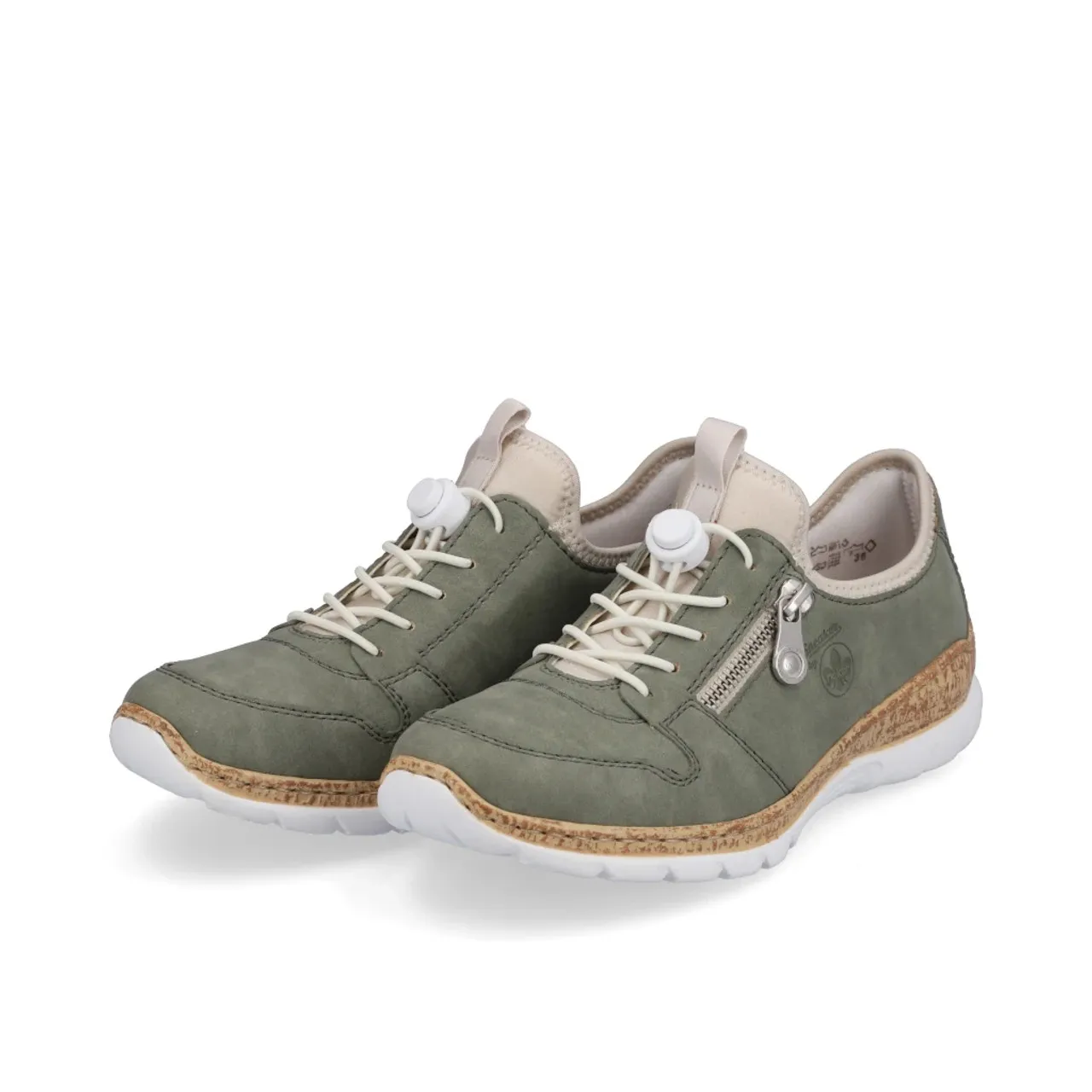 Rieker N42G0-52 Olive Toggle Sneaker