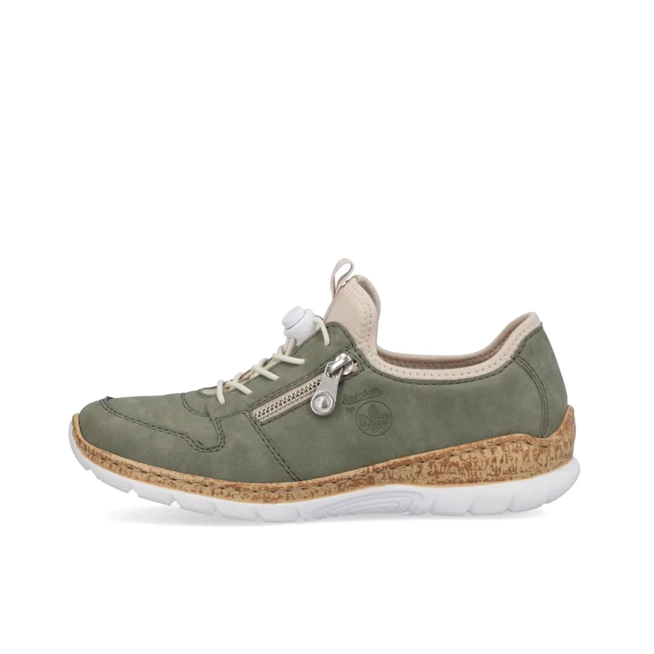 Rieker N42G0-52 Olive Toggle Sneaker