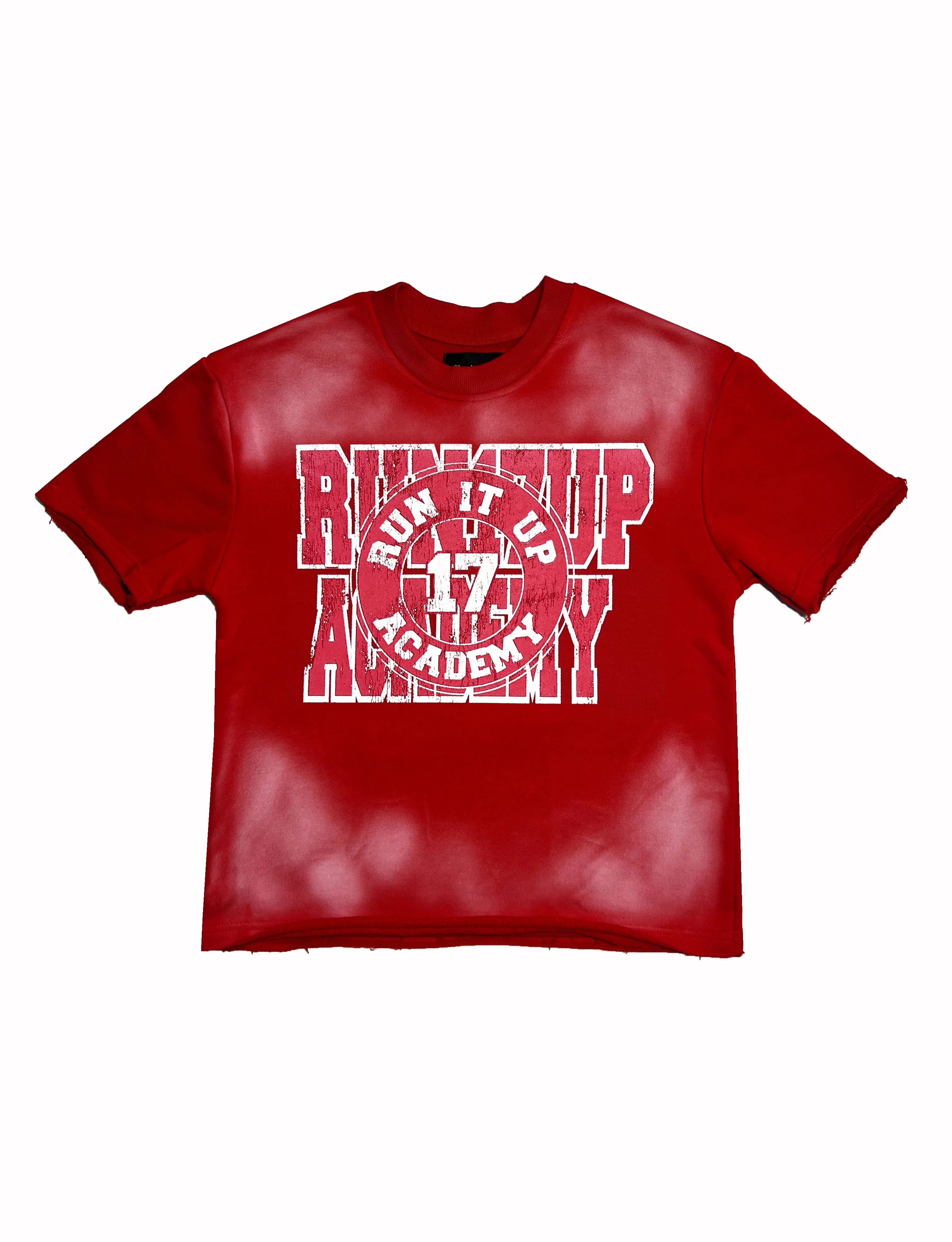 Run 17 Up Academy Red Heavy Weight T-Shirt