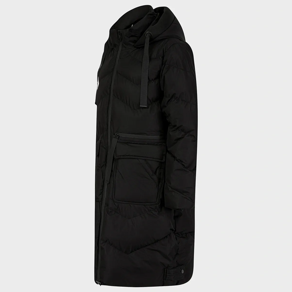 Saint and Sinner Chevron Padded Coat