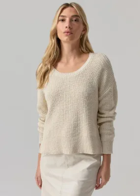 Sanctuary Scoop Neck Sweater - Eco Natural ***FINAL SALE***