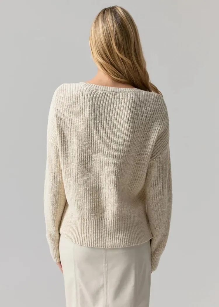 Sanctuary Scoop Neck Sweater - Eco Natural ***FINAL SALE***