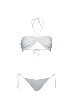 Shell Bikini in White - Bottom