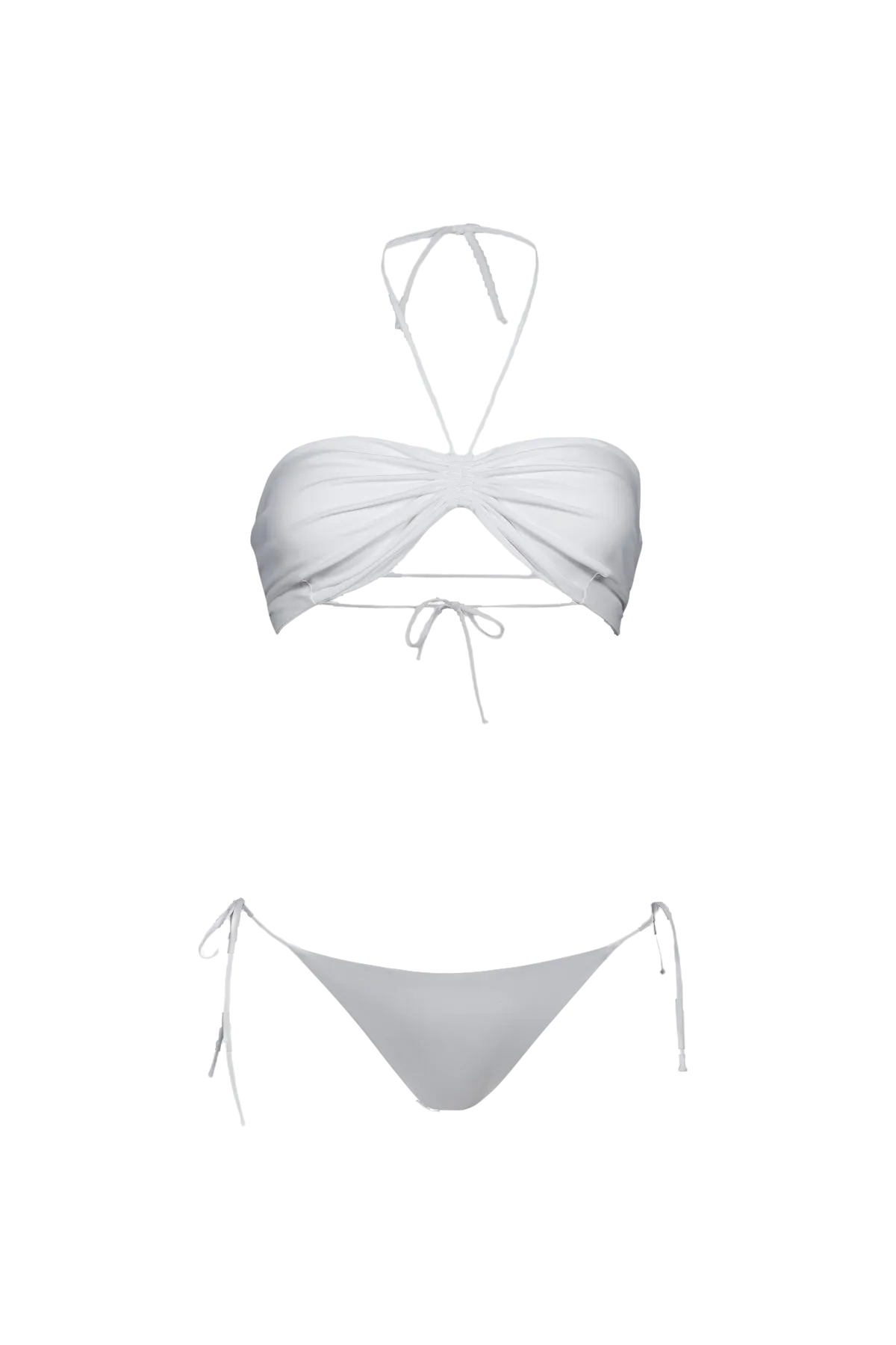 Shell Bikini in White - Bottom