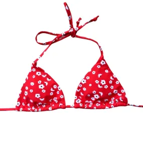 SICILY TRIANGLE BIKINI TOP - FLORAL SANGRIA