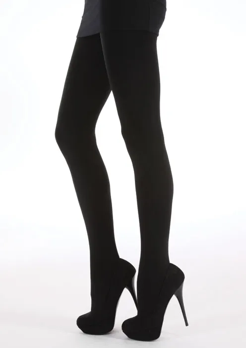 Silky Textures Thermal Acrylic Tights ()