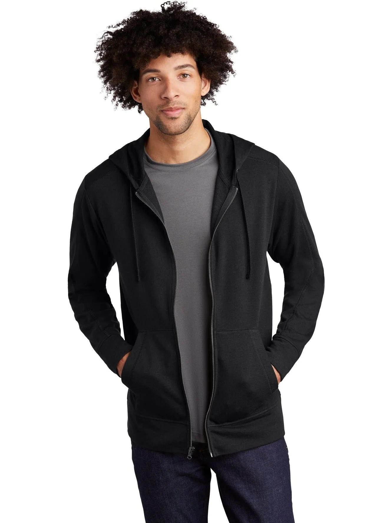 Sport-Tek Posicharge Tri-Blend Wicking Fleece Full-Zip Hooded Jacket