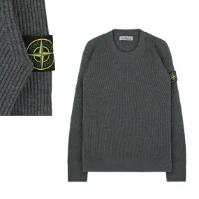 STONE ISLAND  |Unisex Street Style Long Sleeves Logo Sweaters