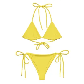 STRING BIKINI SET ECO - YELLOW DAISY