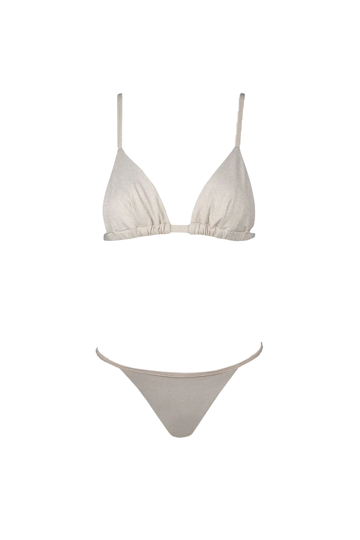 Sun Bikini in White Gold - Bottom