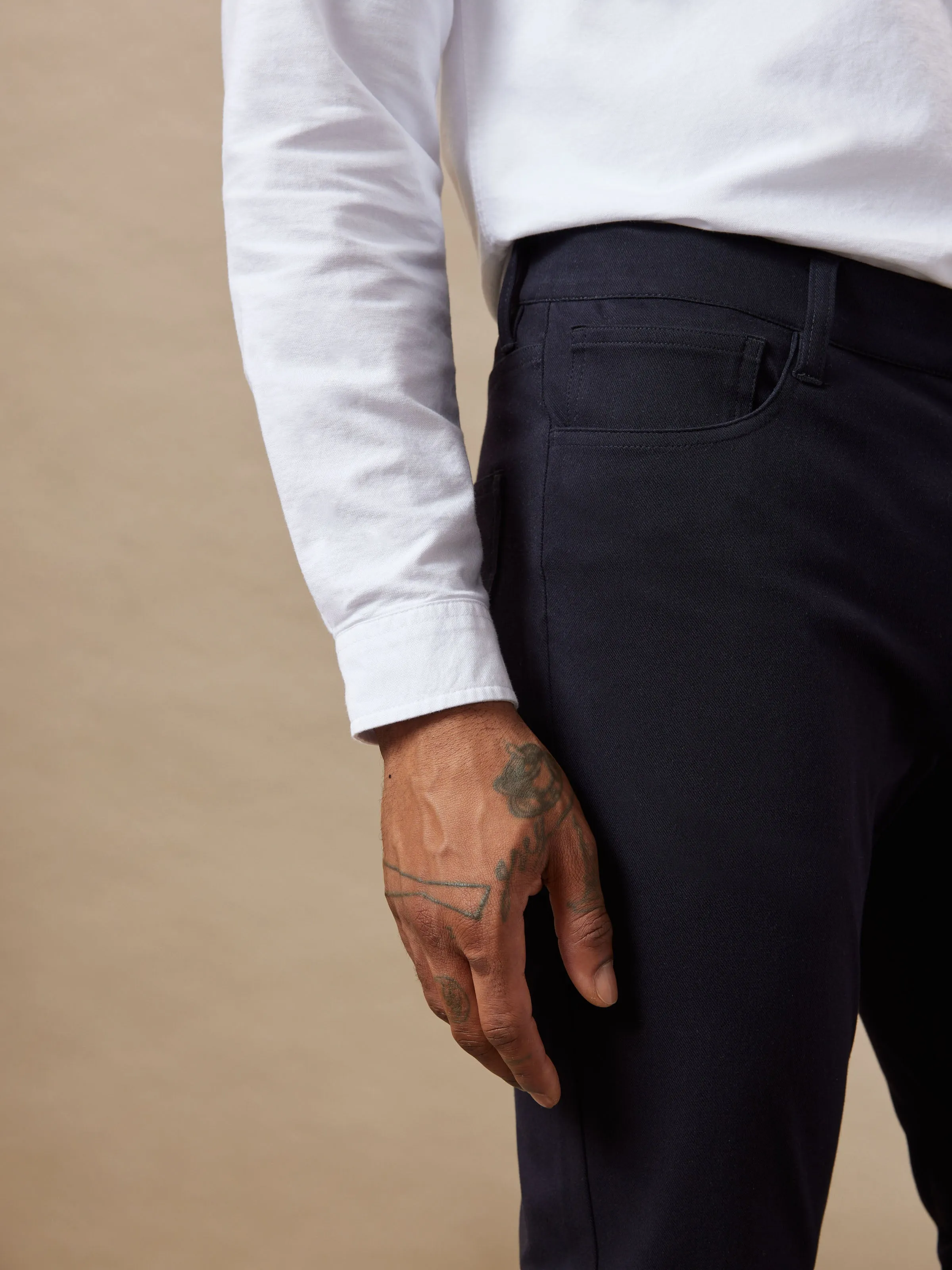 The Brunswick Slim Flex Pant in Navy