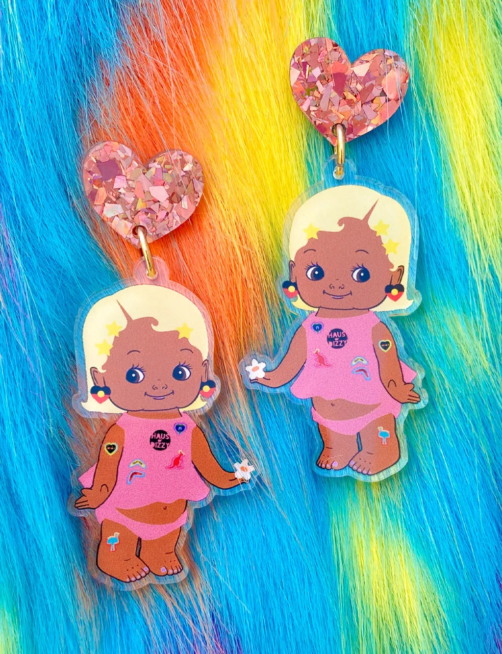 THE DIZZY CHICKS EARRINGS - SISSY