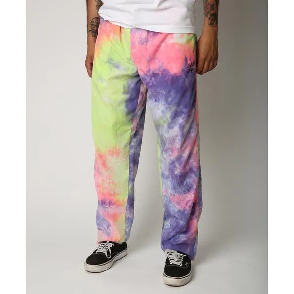 THE QUIET LIFE NEON TIE DYE BEACH PANT // TIE DYE