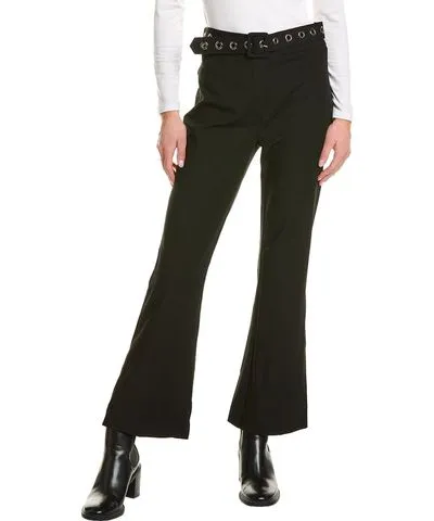 THEO the Label Gaia Grommet Belt Cropped Boot Pant