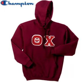 Theta Chi Champion Powerblend Hoodie - S700 - TWILL