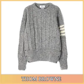 THOM BROWNE  |Street Style Logo Designers Sweaters