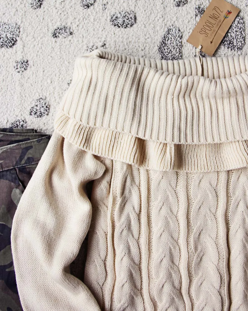 Timberline Cozy Sweater in Cream