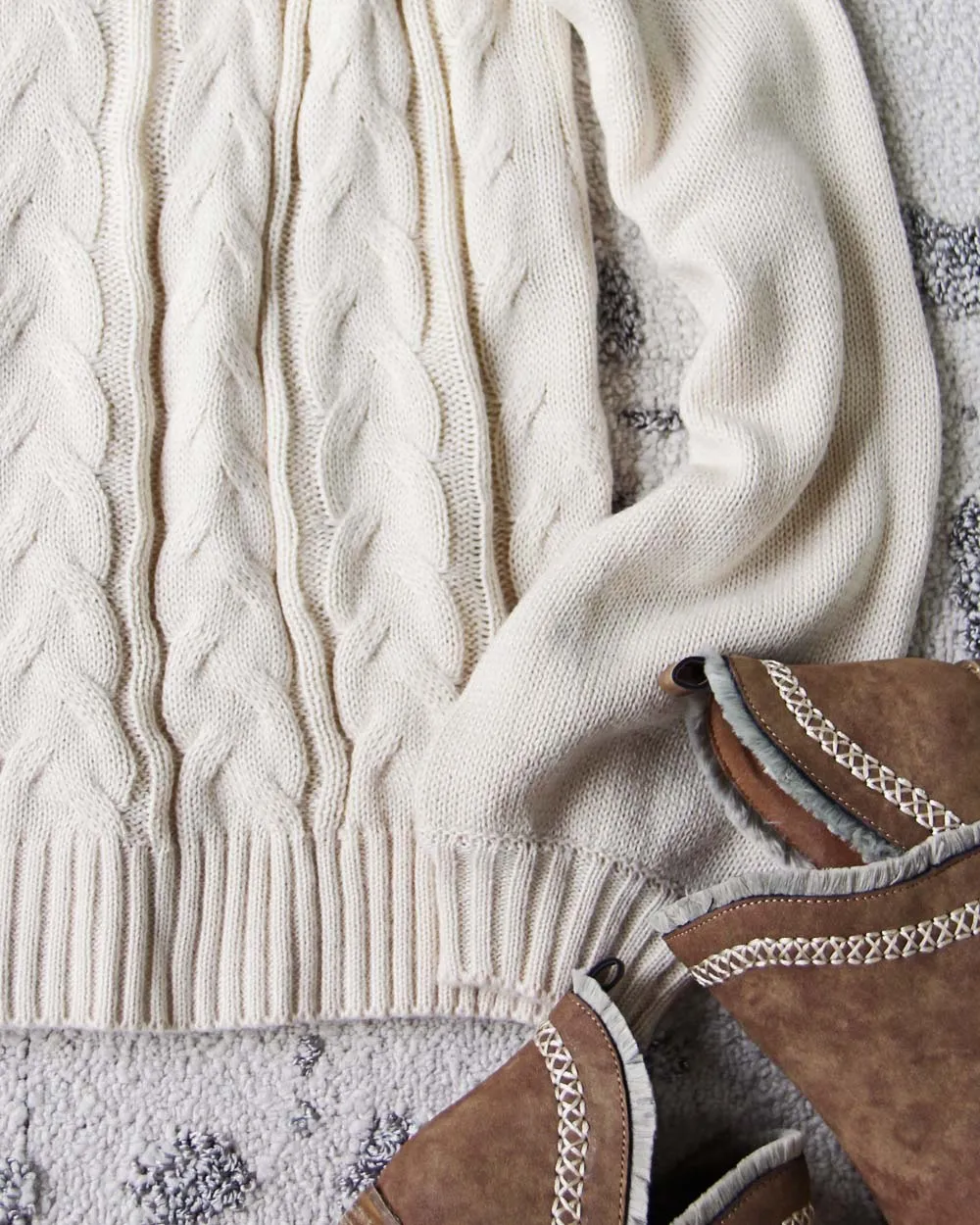 Timberline Cozy Sweater in Cream