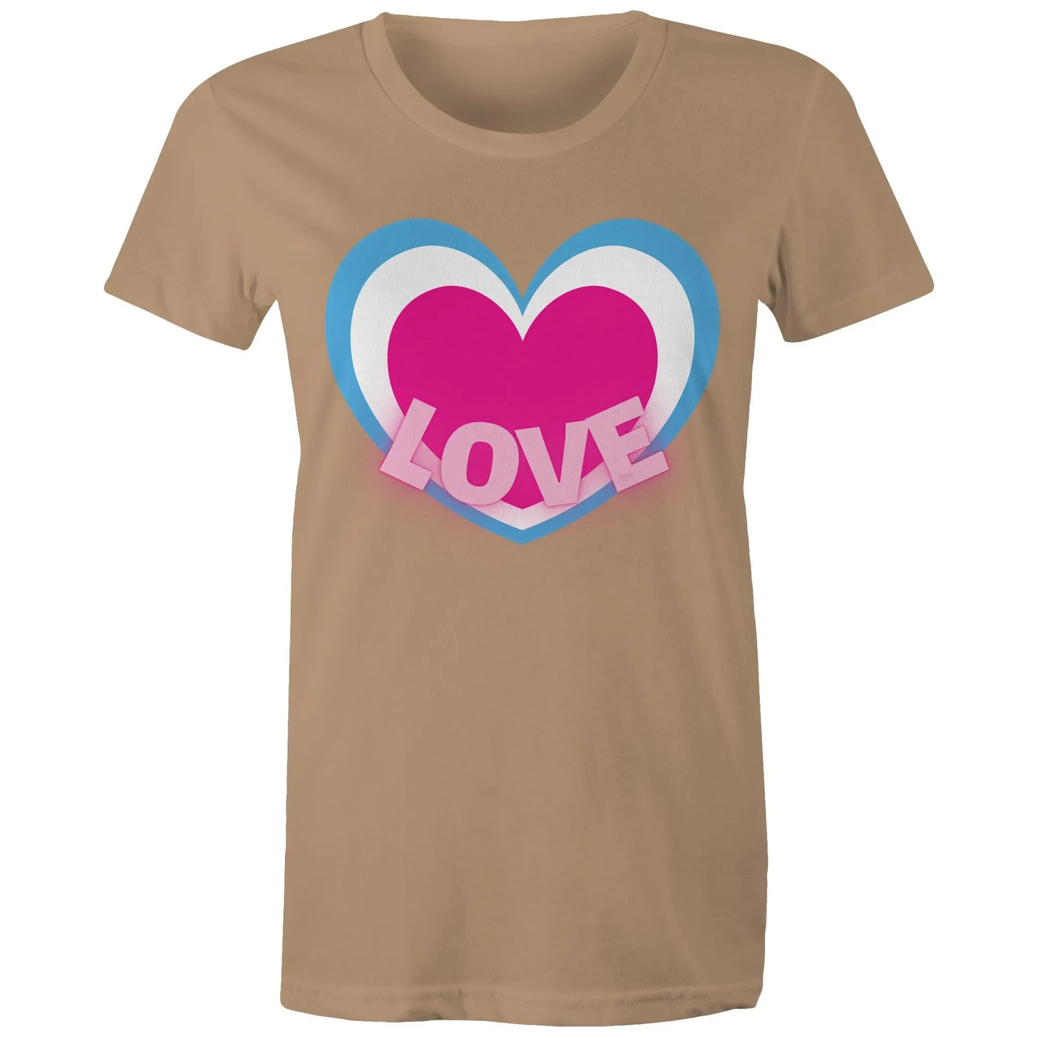 Trans Pride Australia Love T-Shirt Female (T010)