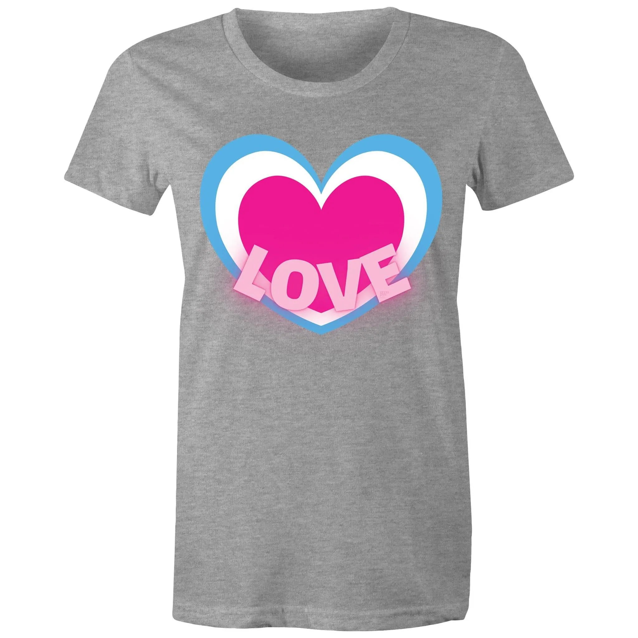 Trans Pride Australia Love T-Shirt Female (T010)