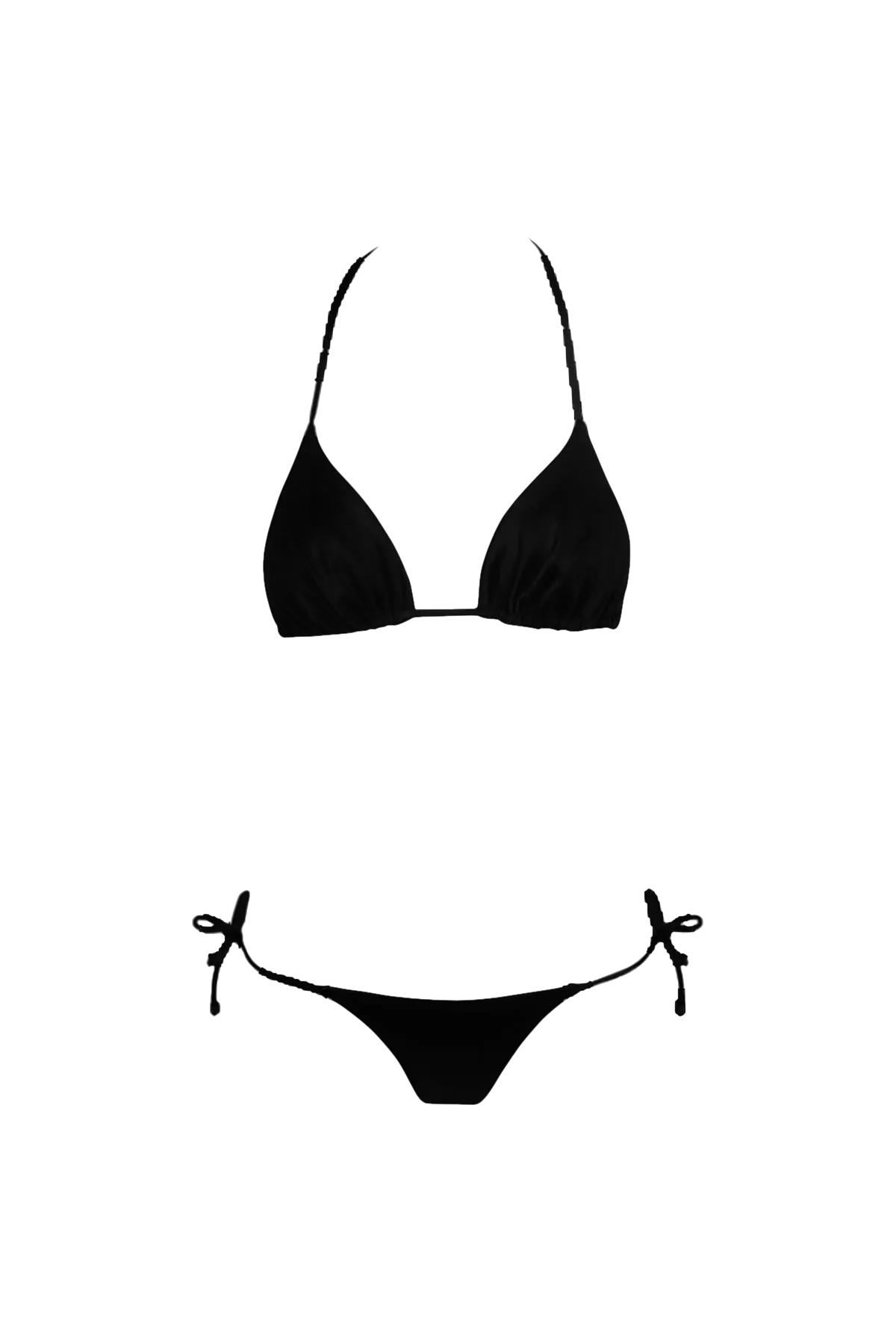 Triangle Bikini in Black - Bottom