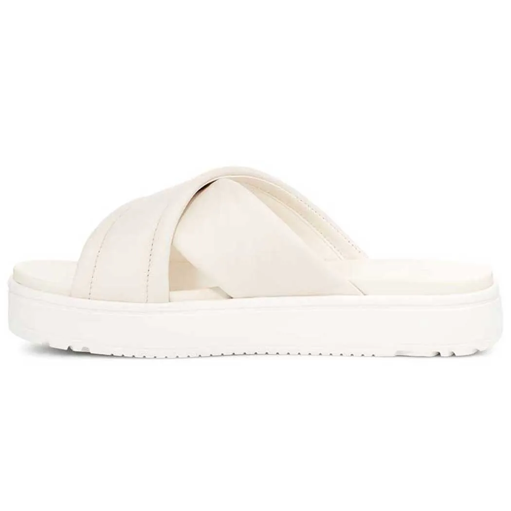 UGG Zayne Crossband Platform Slide Jasmine Leather (Women's)