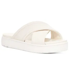 UGG Zayne Crossband Platform Slide Jasmine Leather (Women's)