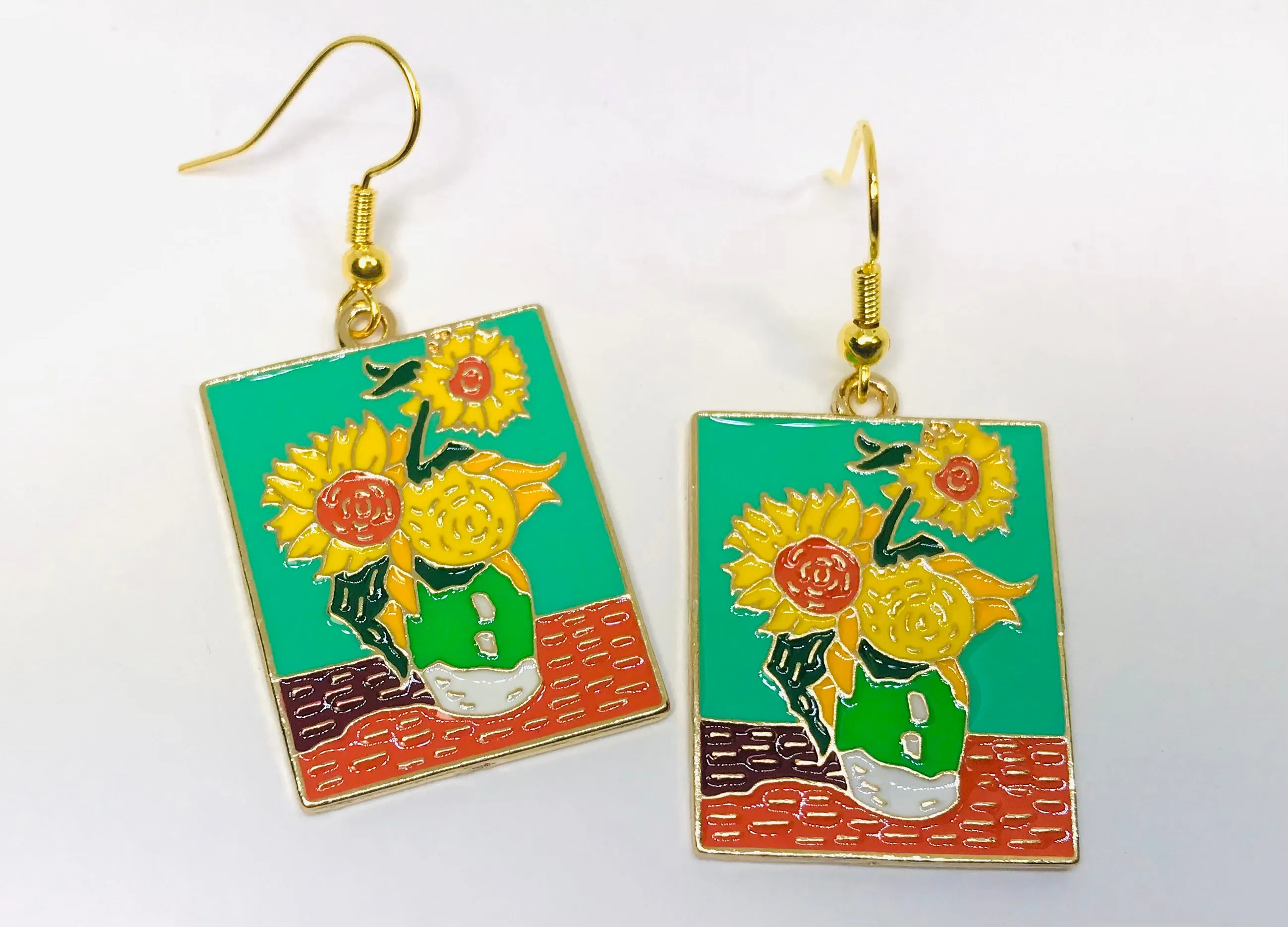 Van Gogh Earrings, World Famous Painting Earrings,