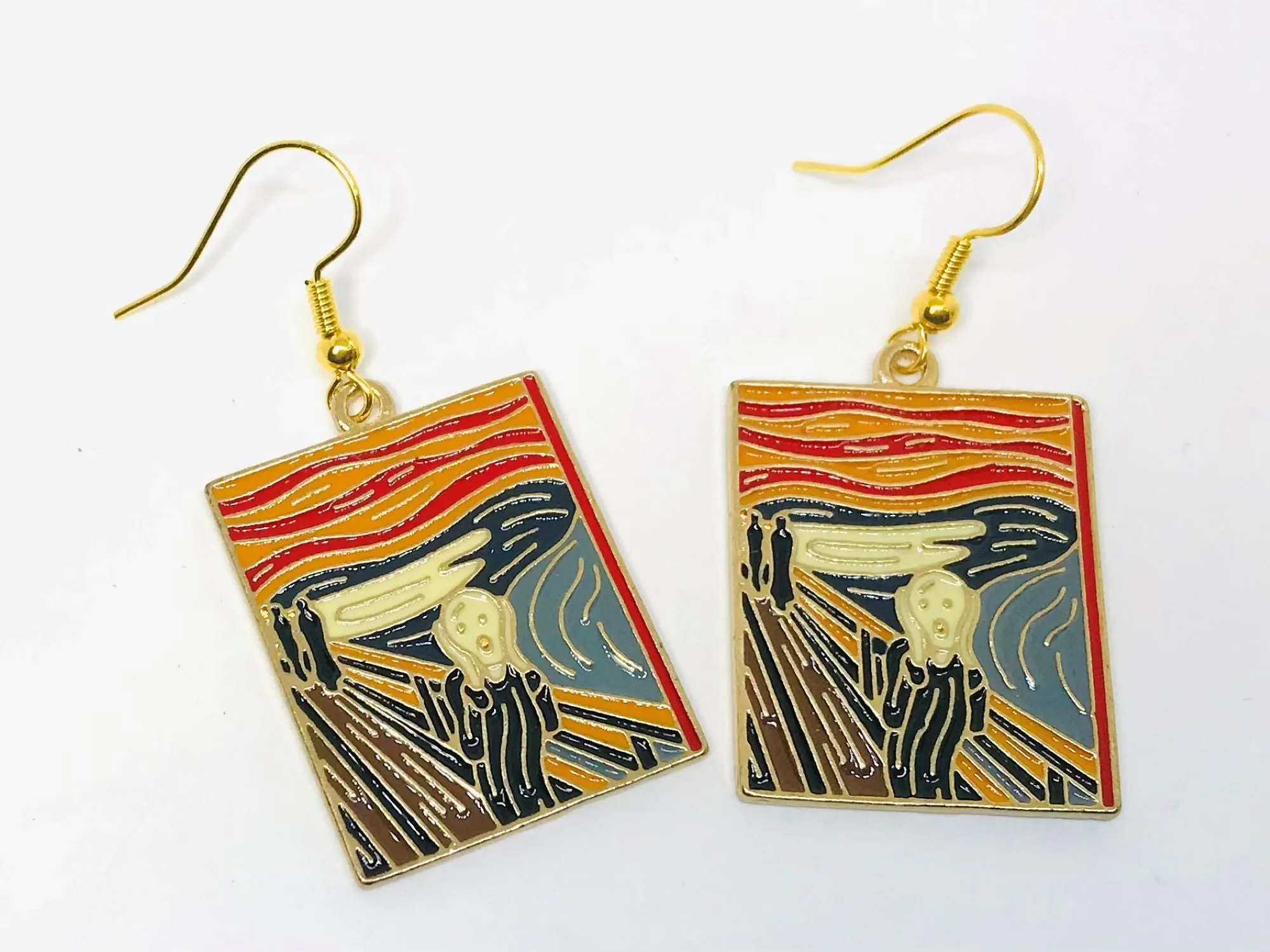 Van Gogh Earrings, World Famous Painting Earrings,