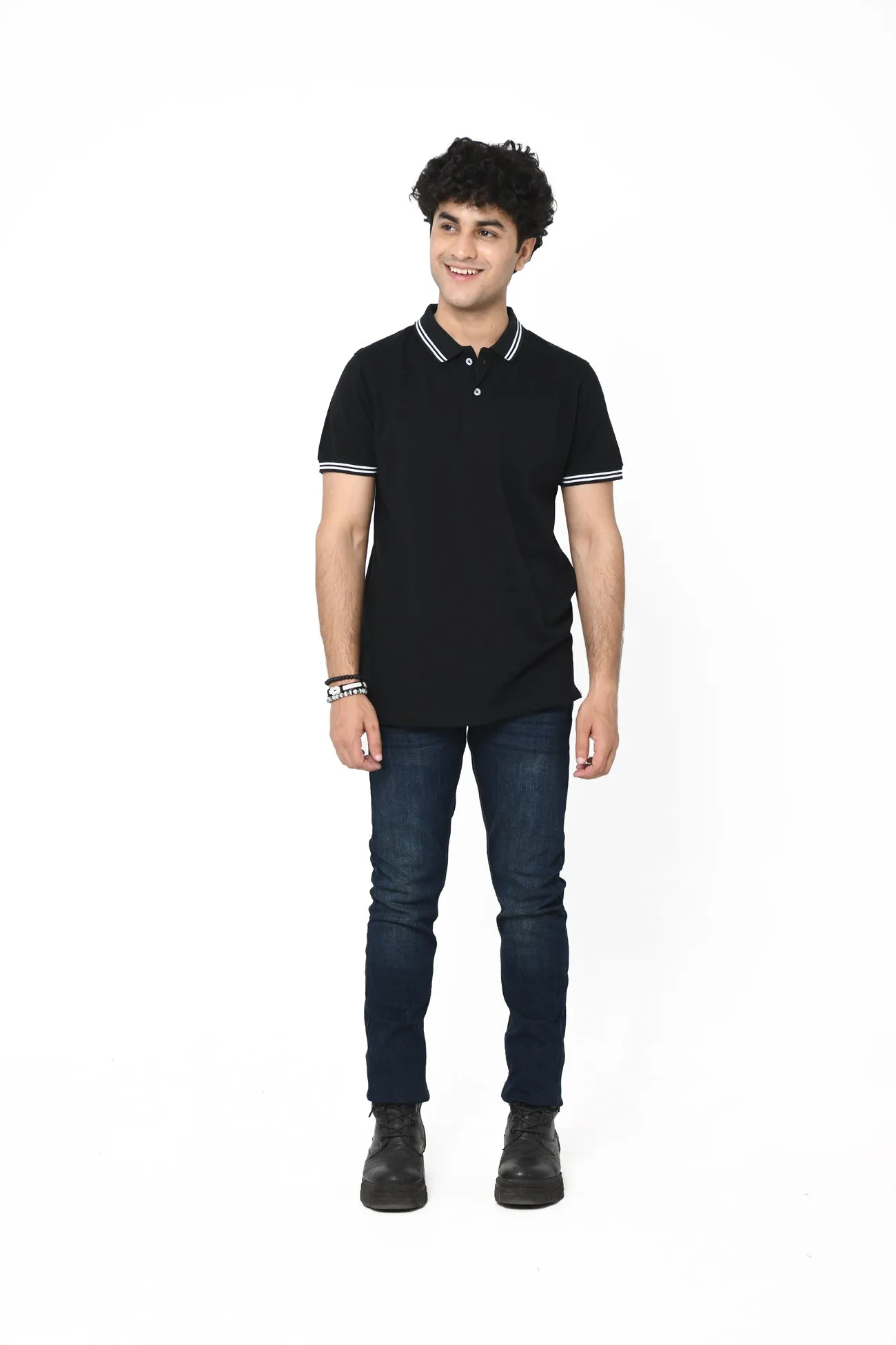 VISCOSE COTTON BLEND POLO