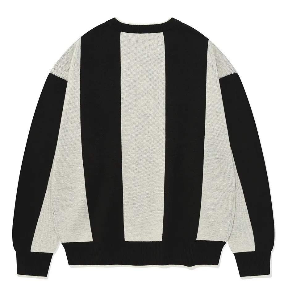 Vision Street Wear  |Stripes Unisex Street Style Logo Sweaters