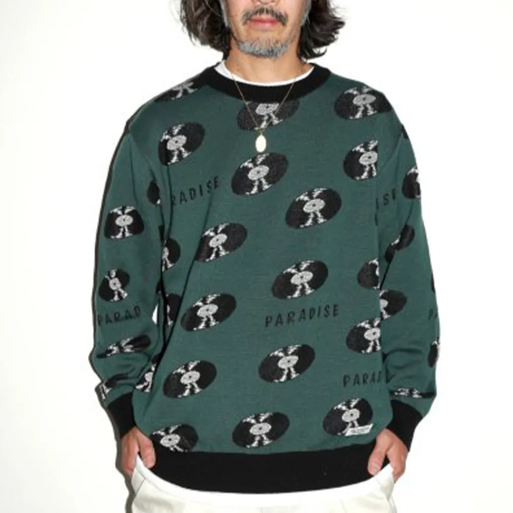 WACKO MARIA  |Crew Neck Street Style Long Sleeves Cotton Sweaters