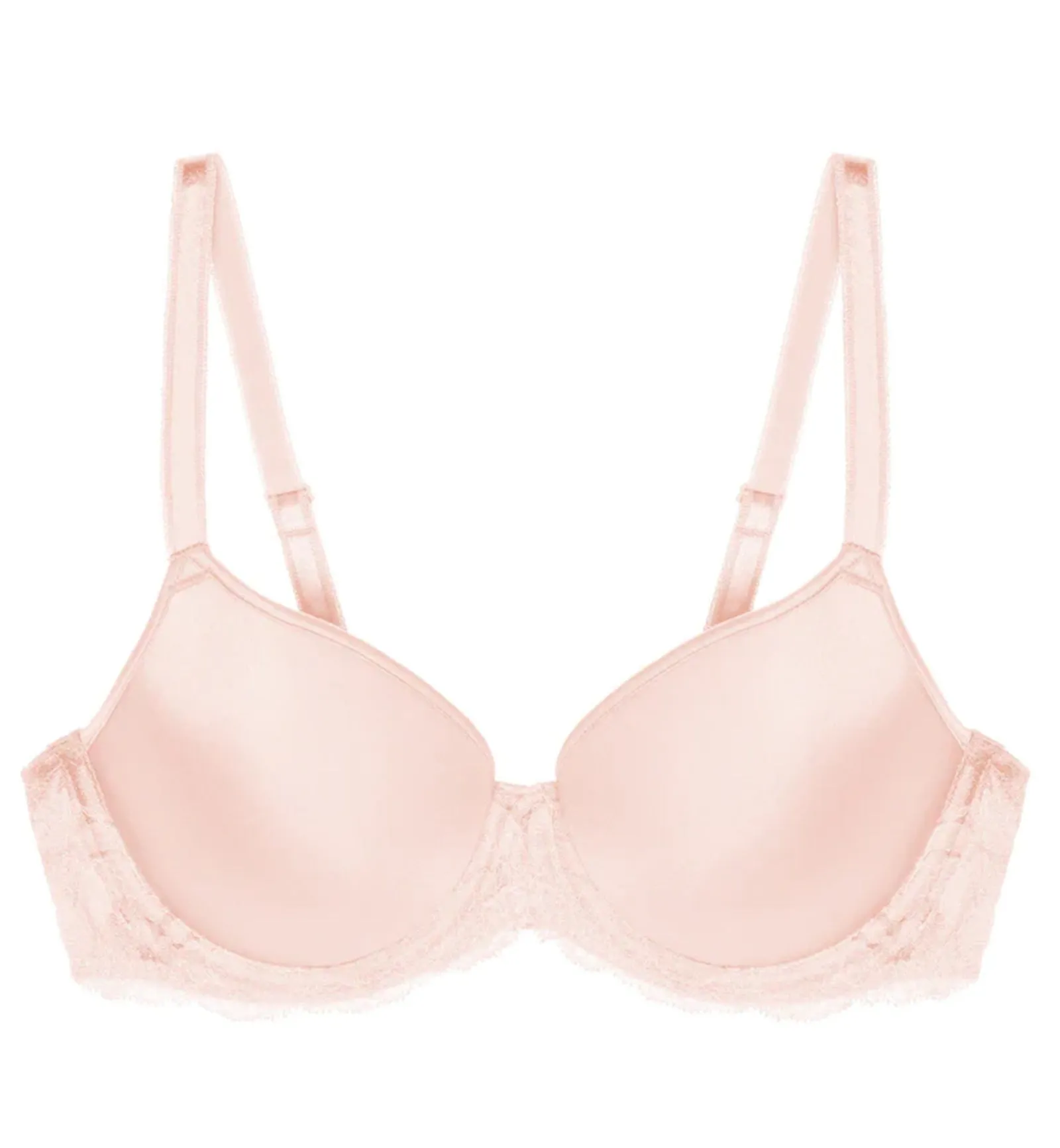 Wacoal Lace Affair Contour T-Shirt Underwire Bra (853256) - Rose Dust/Angel Wing